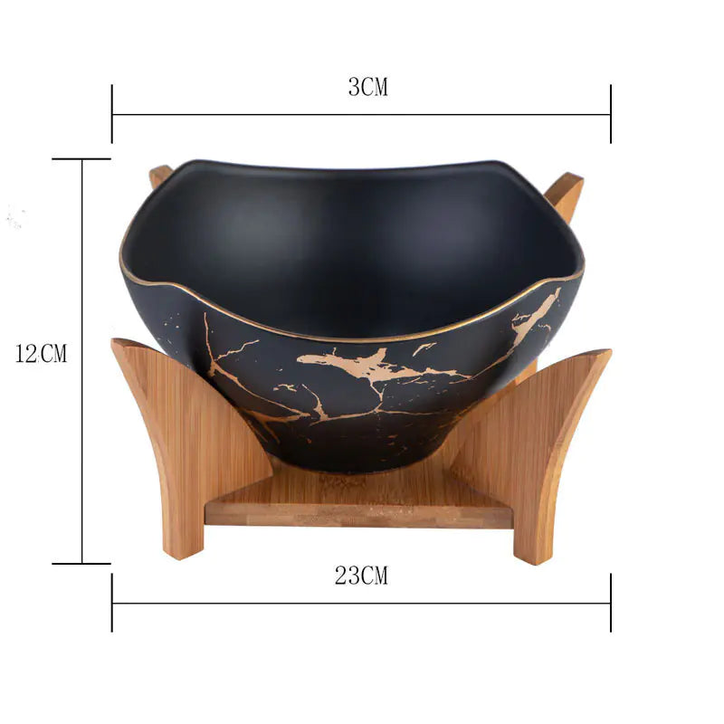Large Bowl Tableware for Creative Fruit Salad & Soup